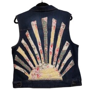 Westbound SUNBURST Denim Vest